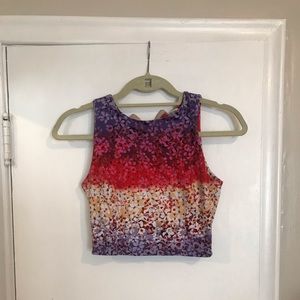 Floral crop top